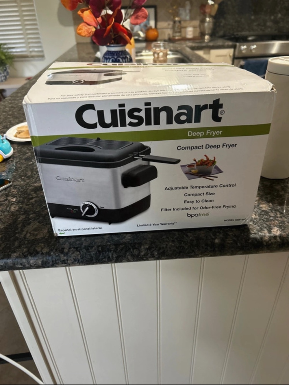 Cuisinart Stainless Steel Compact Deep Fryer